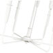 Savanne 9 Light 31.9 inch Textured White Chandelier Ceiling Light